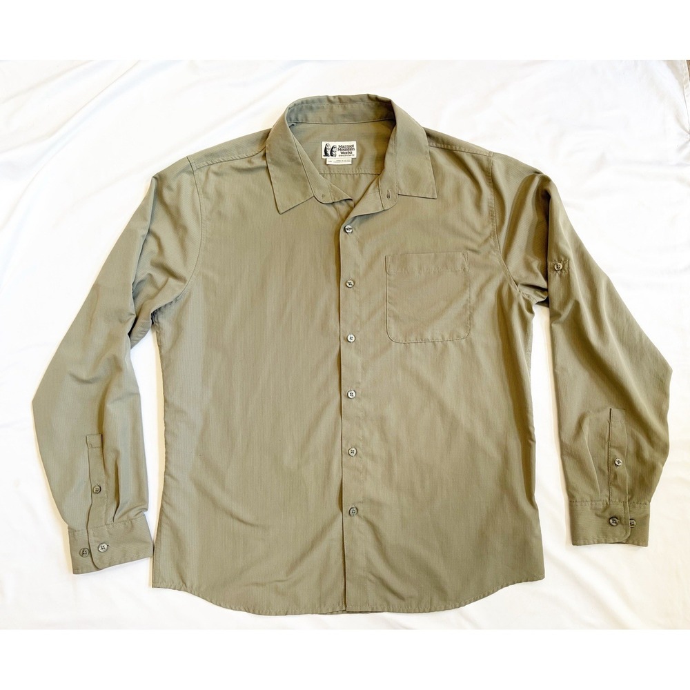 Marmot Men's L Muir Camp Hike Long-Sleeve Casual Button Up Shirt